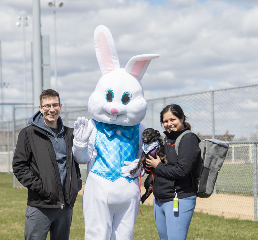 Sean and Shireen Banigan with Eva